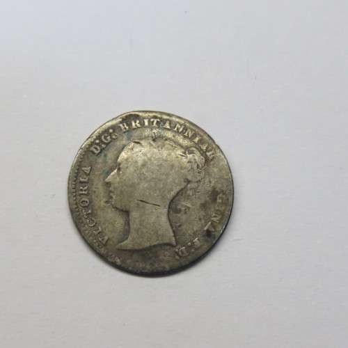 1854 Great Britain groat - 4 pence - Well used
