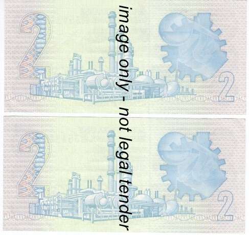 GPC de Kock R2 - 2nd Issue 2 consecutive numbers - UNCIRCUATED