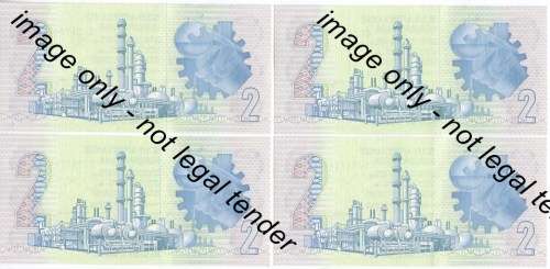 GPC de Kock 1984 R2 notes - 4 with consecutive numbers - UNCIRCULATED