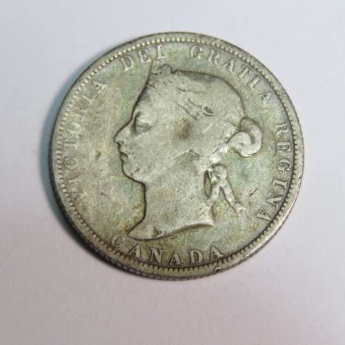 1883 Canada silver 25 cents