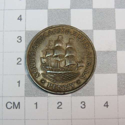 1926 Union of South Africa 1 Penny - XF