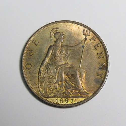 1897 Great Britain 1 Penny - UNC