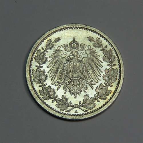1906 Germany Deutsches Reich 1/2 mark - UNC