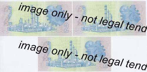 GPC de Kock 3rd Issue 1989 - Lot of 7 UNCIRCULATED notes with consecutive numbers