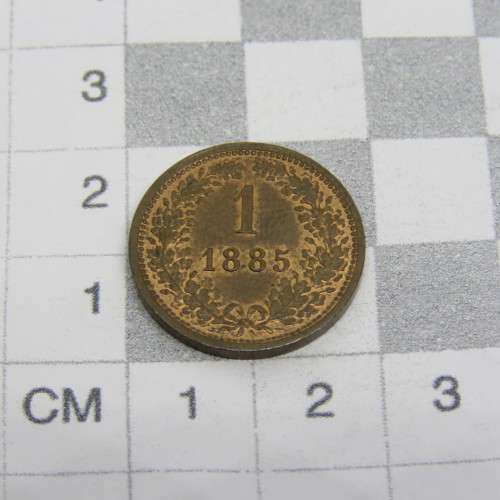 1885 Austria 1 Kreuzer