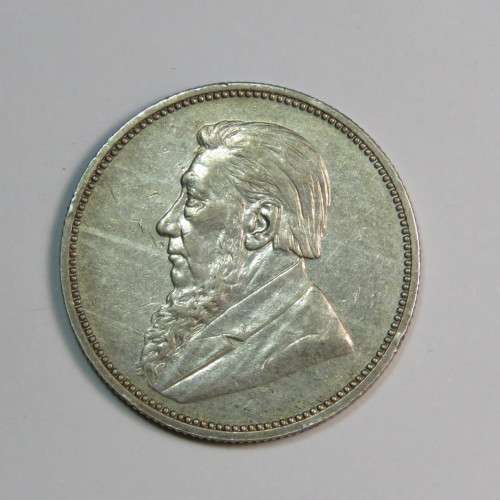 1892 ZAR Kruger two shillings XF+ - High lustre