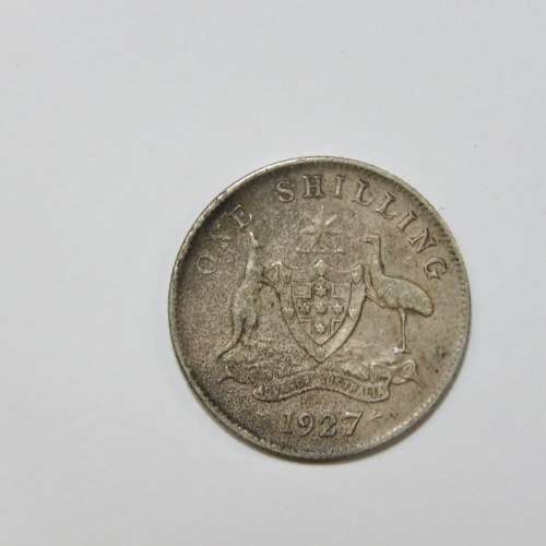 1927 Australia shilling - VF