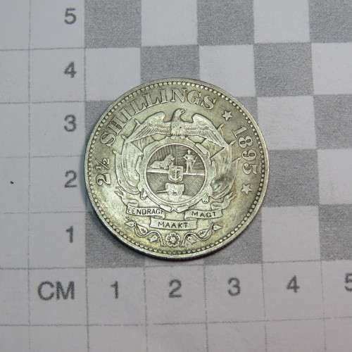 1895 ZAR Kruger half crown - scarce VF