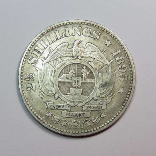 1895 ZAR Kruger half crown - scarce VF