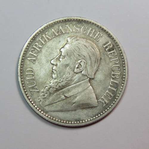 1895 ZAR Kruger half crown - scarce VF
