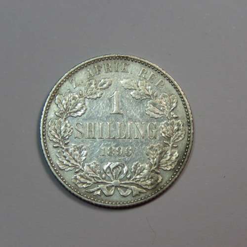 1896 ZAR Kruger shilling VF+