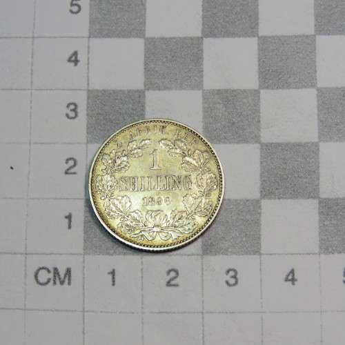 1896 ZAR Kruger shilling - EF - Excellent scarce coin