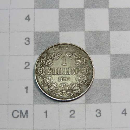 1896 ZAR Kruger shilling VF+