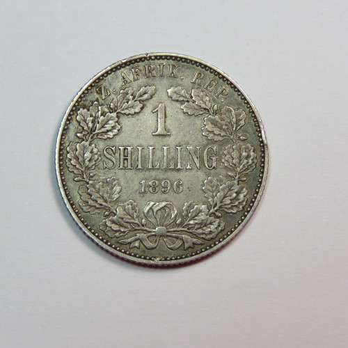 1896 ZAR Kruger shilling VF+
