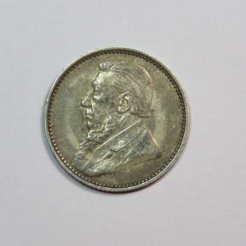 1896 ZAR Kruger 6d sixpence AU