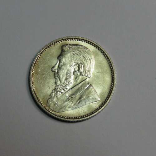 1897 ZAR Kruger 6d sixpence UNC with Lustre