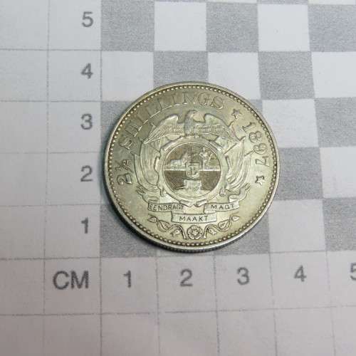 1897 ZAR Kruger half crown XF