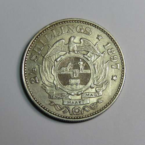 1897 ZAR Kruger half crown XF