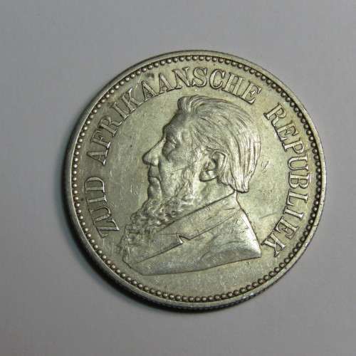 1897 ZAR Kruger half crown XF