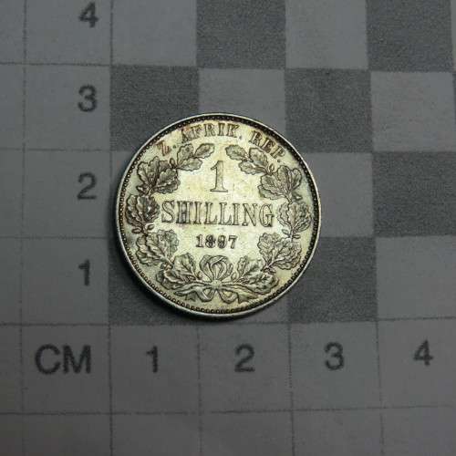 1897 ZAR Kruger one shilling UNC