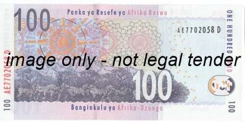 Mboweni Error notes set of 3 - Uncirculated Consecutive numbers