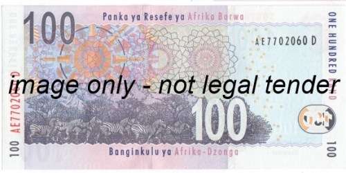 Mboweni Error notes set of 3 - Uncirculated Consecutive numbers