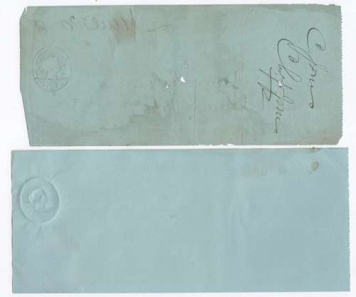 Used Natal Bank cheque drawn by Justice Carter ! to Advocate Jones in Ladysmith 1888