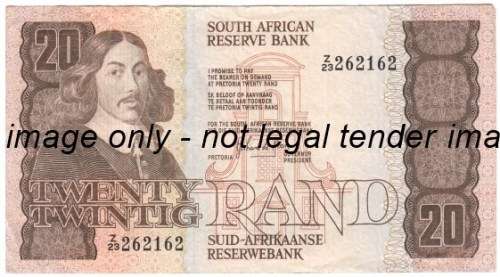 GPC de Kock R20 replacement note with number Z 23