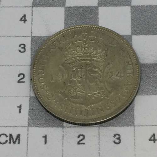 1924 SA Union half crown EF