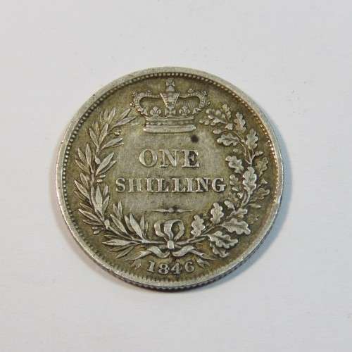 1846 Great Britain shilling - VF+