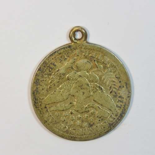 1908 D USA quarter dollar made into pendant
