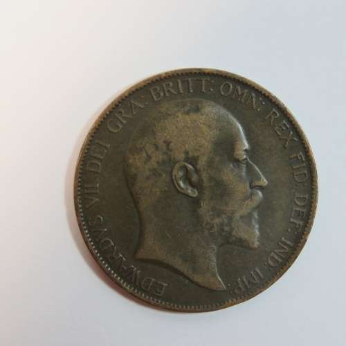 1902 Great Britain penny - VF