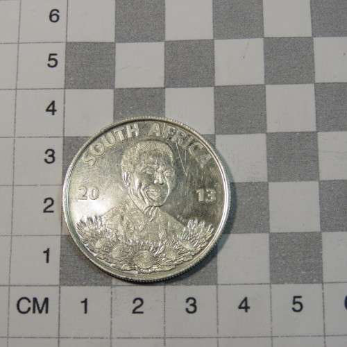 2013 Mandela silver protea R1 - Life of a legend