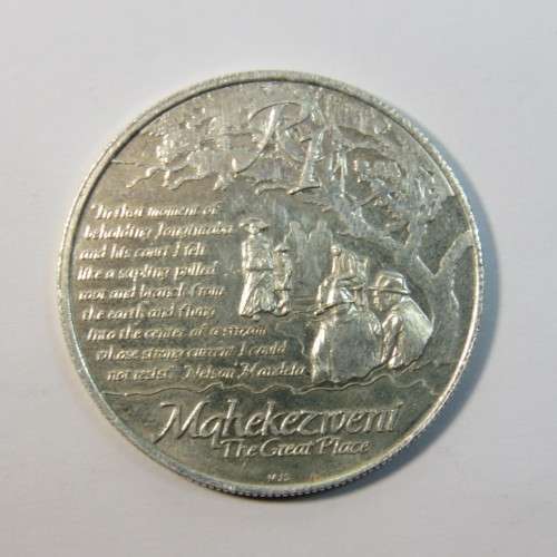 2013 Mandela silver protea R1 - Life of a legend