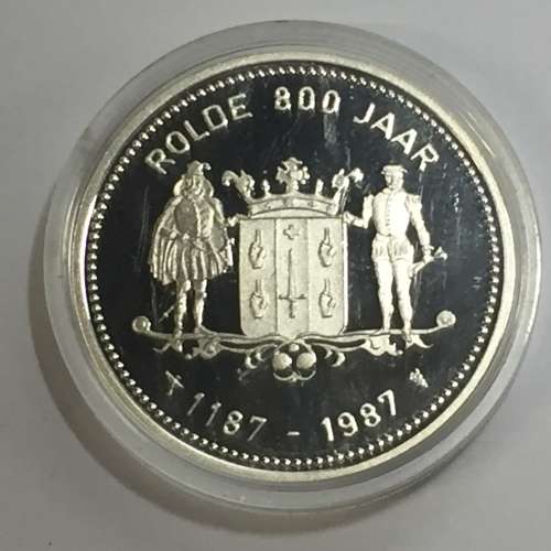 50 Karolus Rolder silver coin - Rolde 800 years