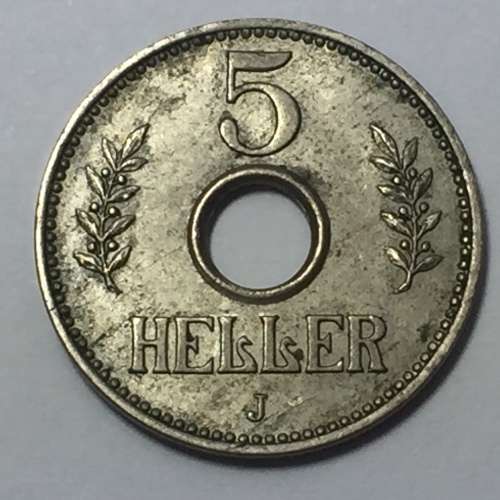 German East Africa 1913 AU 5 heller