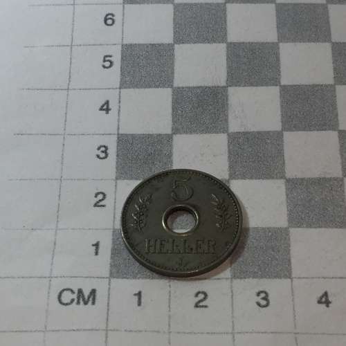 German East Africa 1913 AU 5 heller