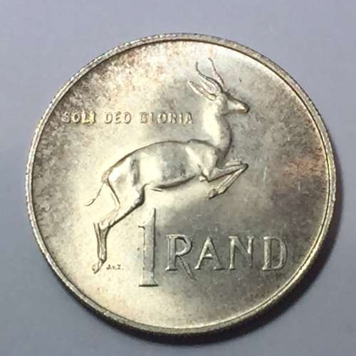 RSA 1967 One rand with left front leg not attached to body - variation
