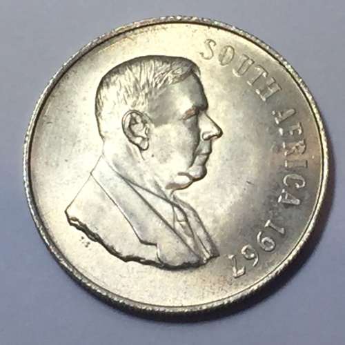 RSA 1967 One rand with left front leg not attached to body - variation