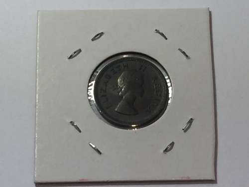 South Africa 1959 farthing DARK BROWN - AU+/UNC