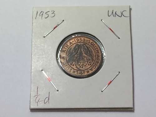 South Africa 1953 farthing UNC - excellent