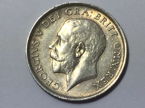 Great Britain 1918 Shilling AU with luster