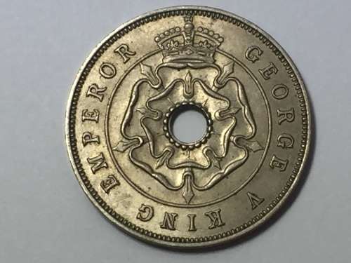 Southern Rhodesia 1934 Penny AU+