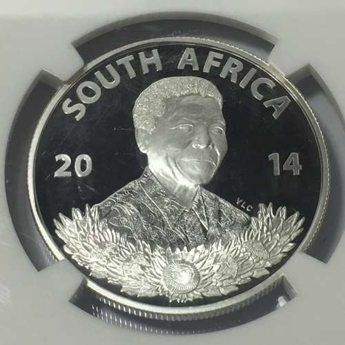 2014 Nelson Mandela Life of a legend graded PF 69 Ultra Cameo by NGC