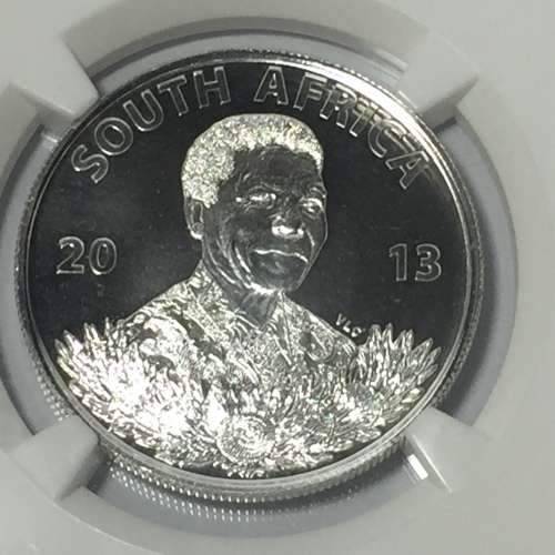 2013 Nelson Mandela Life of a legend graded MS 69 by NGC