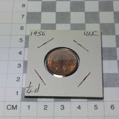 South Africa 1956 farthing UNC
