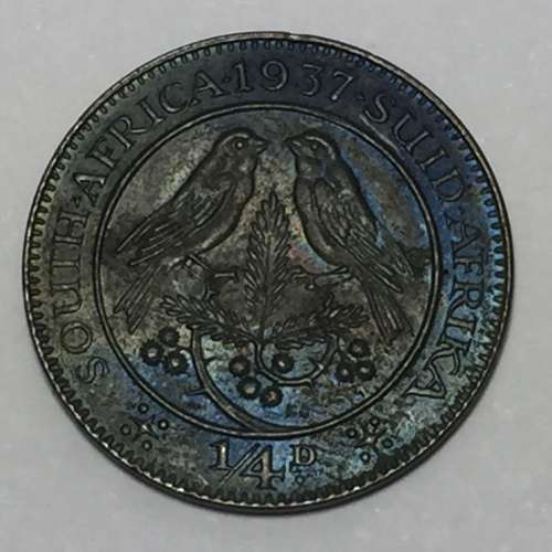 South Africa 1937 farthing - UNC