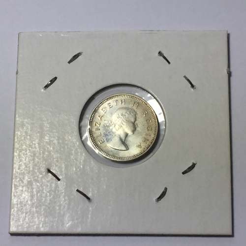 South Africa 1960 UNC 3d - a top coin - low mintage very scarce