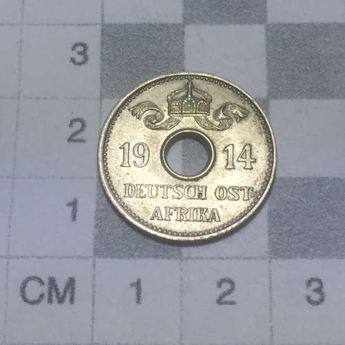 German East Africa 1914 UNC 5 Heller
