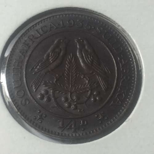 South Africa 1935 Farthing EF+ / AU Low Mintage
